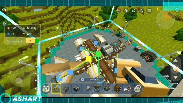 Mini World Block Art : Tutorial - How To Make A Airplane [Simple V.1]