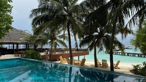 ERIYADU island resort. Maldives.