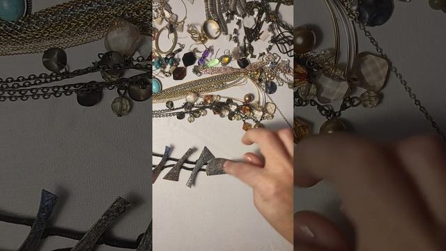 распаковка винтажной бижутерий часть 4