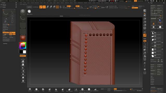 ZBrush создание модели иконы для ЧПУ. Урок 8