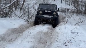 5 Уазов борются со снегом. Зимний off-road на Uaz. Lakesea ALLIGATOR 38x11.50-15