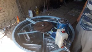 самодельная медогонка (полуавтомат) Равиля