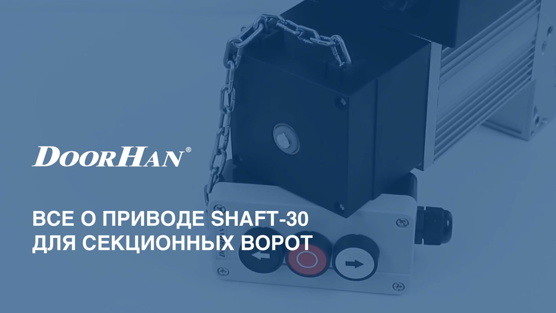 Привод для промышленных секционных ворот Shaft-30