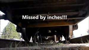 Nikon Coolpix Camera Under Freight Train | Jason Asselin