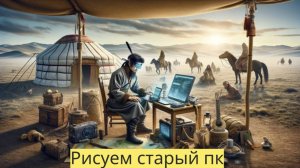 Маленькие художники: Рисуем старый компьютер - Детский образовательный мультфильм