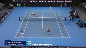 Duckworth/Vukic v Kokkinakis/Kyrgios Highlights | Australian Open 2025 First Round