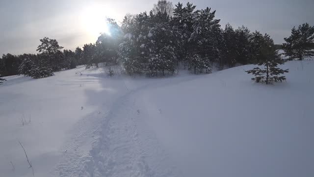 На снегоходе, урочище Мендачное смотреть онлайн