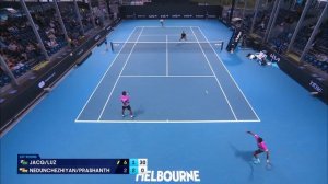 Jacq/Luz v Nedunchezhiyan/Prashanth Highlights | Australian Open 2025 First Round