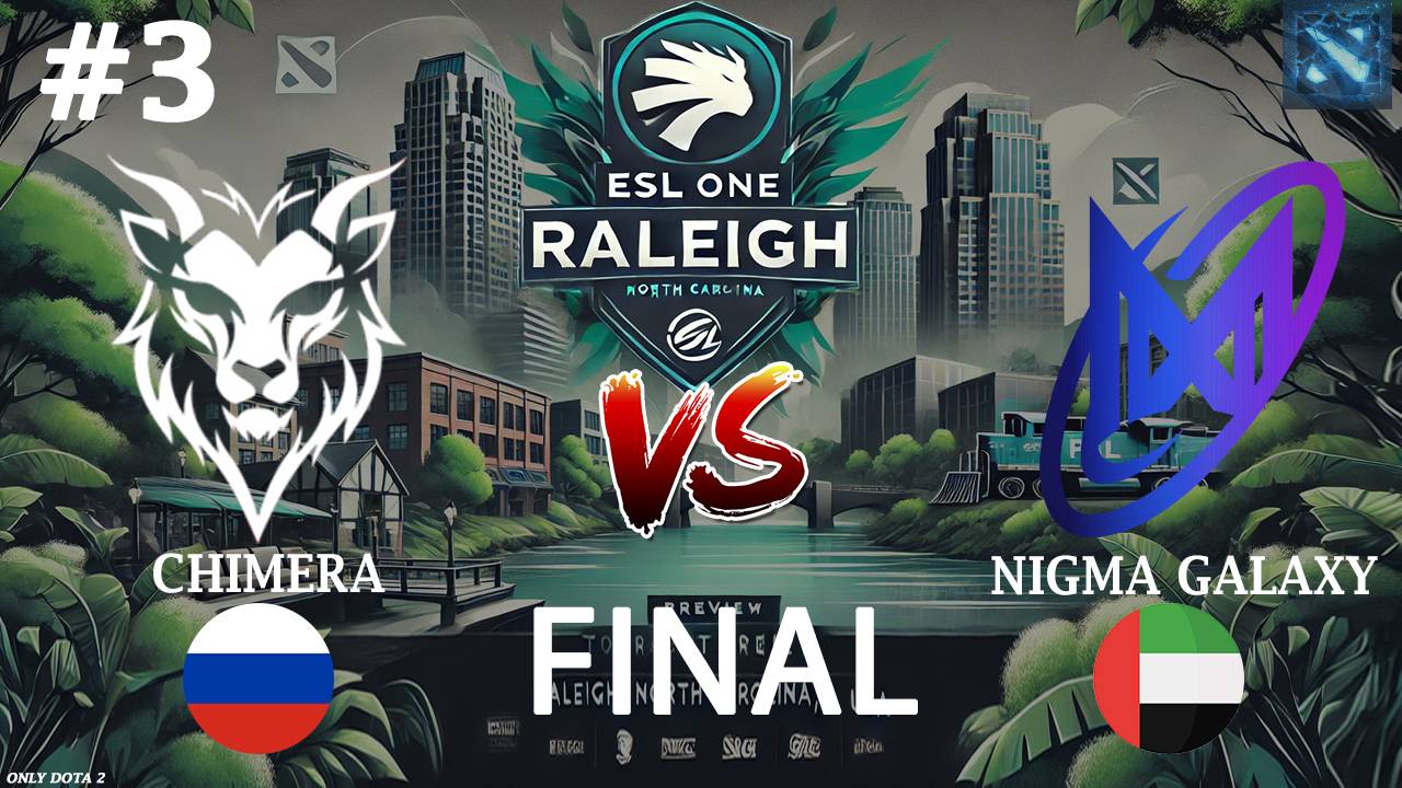 КЕРИ НАЙТСТАЛКЕР ОТ МИРАКЛА!  Chimera vs Nigma 3 BO5 ESL One Raleigh 2025