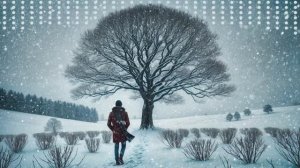 Падал первый робкий снег