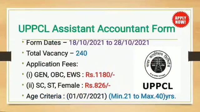 UPPCL Jobs | Graduate Jobs | Assistant Accountant Jobs | All India Vacancy | Latest Govt Jobs  |