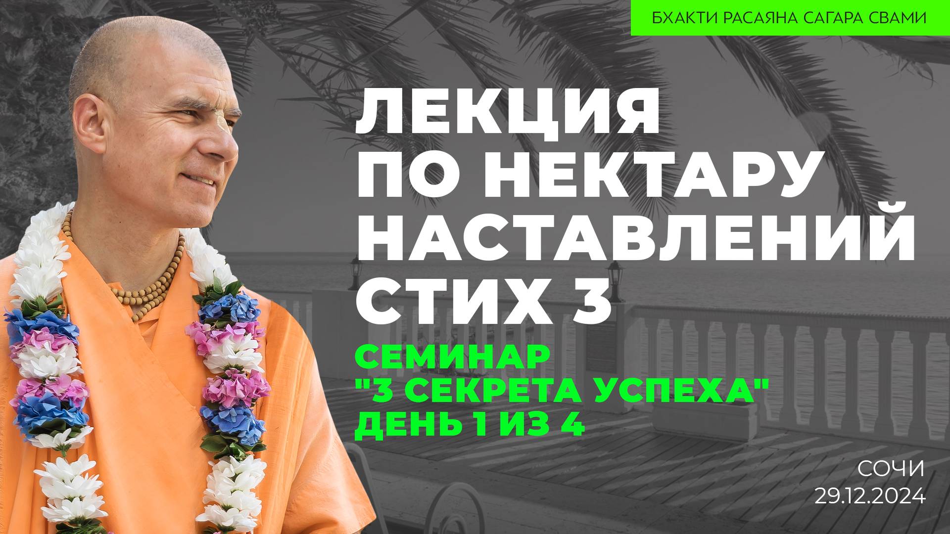 Семинар "3 секрета успеха и 3 стратегии его воплощения в жизнь". 1 из 4 (Сочи 29.12.2024г.)