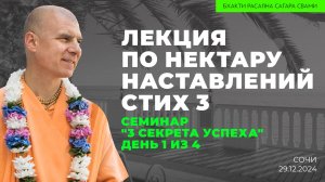 Семинар "3 секрета успеха и 3 стратегии его воплощения в жизнь". 1 из 4 (Сочи 29.12.2024г.)