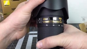 Unboxing - Nikon Nikkor 24-70mm f/2.8 ED VR