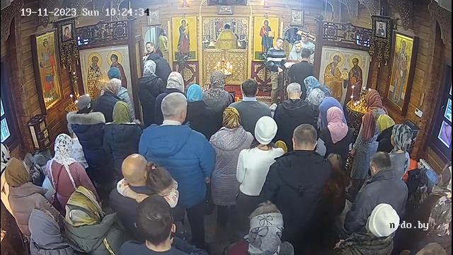 ☦ Прямой эфир |  Божественная литургия в храме Николая Японского г. Минска | 19.11.2023 г. в 9.30