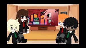 HP reacts to Harry as Angel Dust and Pansy as Cherri Bomb || Part 1 || HP x Hazbin Hotel