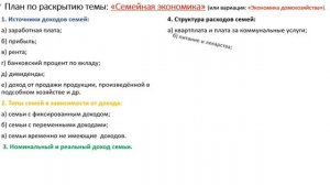 Рациональное экономическое поведение потребителя