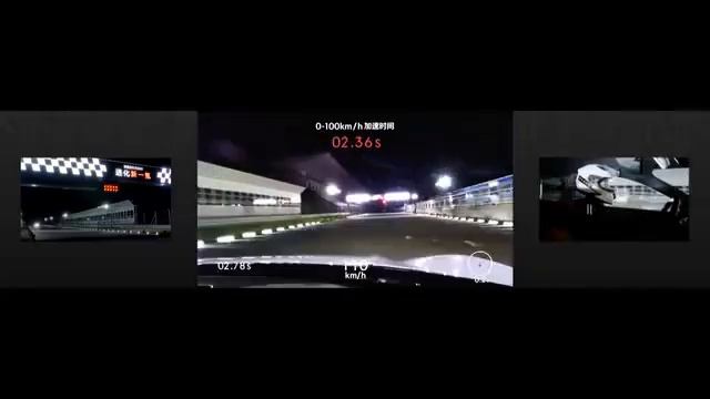 Zeekr 001 FR 0-100km/h 2.07s official test смотреть онлайн