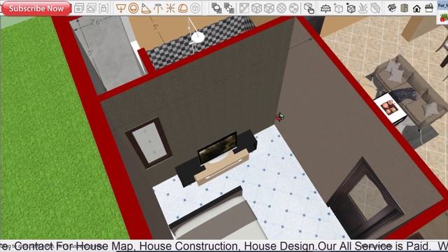 32'-0"x50'-0" 3D House Design | 32x50 Home Plan | Gopal Architecture