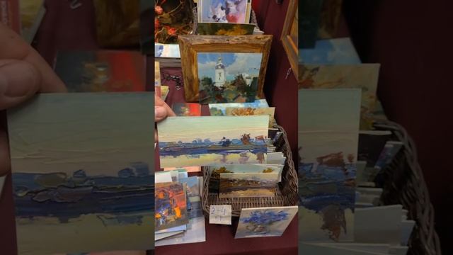 Представляю живописные этюды на ярмарке "Ладья" в Экспоцентре в Москве с 18 по 22 декабря