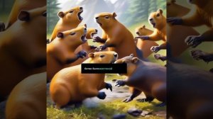 сказка:капибары против бобров