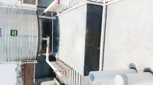 Steel water tank fitting one tank sitting and second tank provisional