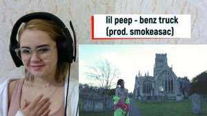 Реакция на lil peep - benz truck | РЕАКЦИИ ЭЛИЗЫ