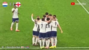 England vs Netherlands (2-1) EURO 2024 Semi Final | ollie watkins goal 🤯🔥 harry kane goal