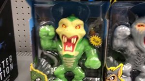 New toys, Rampage, Stretch, Lizzie, Ralph, George, Stretch Armstrong, Lizard, Wolf, Gorilla