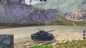 Wot Blitz Replays #12 / Запись боя на Carro 45t Глитч