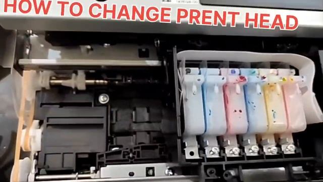 Epson L8050 L18050 ET-8550 Remove the Printhead/Change (How to) смотреть онлайн