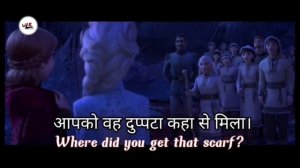 Learn English Through Hollywood Movie Frozen|Hindi and English Subtitles| English Speaking Practice