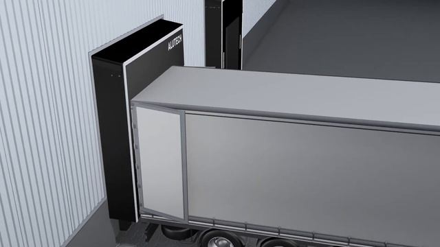 Герметизатор проема Alutech DSF. Защита от поломки при неправильной парковке грузовика