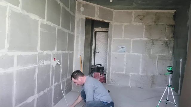 Разметка и бурение отверстий под розетки ДРЕЛЬЮ АЛМАЗНОГО СВЕРЛЕНИЯ KEN 6110B