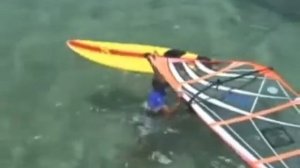 Водный старт в виндсерфинге, часть 3 из 9. Дашер