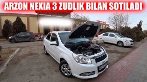 Arzon nexia 3 zudlik bilan sotiladi