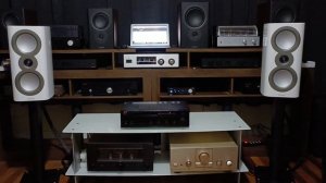 COLUMNAS MISSION ZX-2 MKII - AMPLIFICADOR YAMAHA AX-380 DISPONIBLE AUDIO VINTAGE MJ