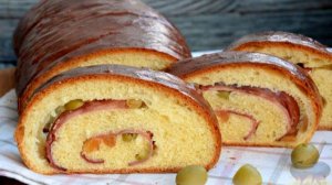 Этот хлеб - самый настоящий пирог! ВЕНЕСУЭЛЬСКИЙ ВЕТЧИННЫЙ ХЛЕБ С ОЛИВКАМИ