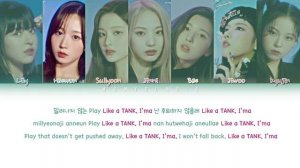 NMIXX (엔믹스) – TANK (占) Lyrics (Color Coded Han/Rom/Eng)