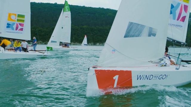 Архитектурная регата на озере Абрау (Краснодарский край), май 2021