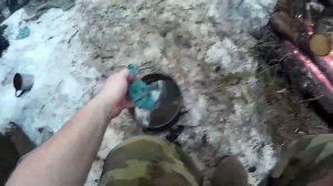 Как помыться зимой в мороз в лесу. Это просто!