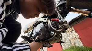 МЕНЯЕМ МАСЛО НА ПИТБАЙКЕ