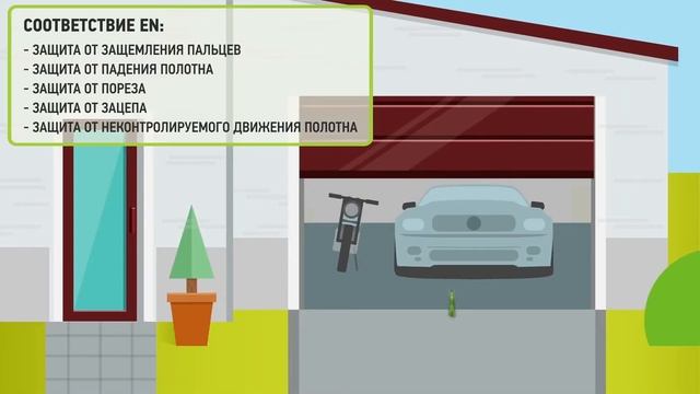 Безопасность секционных ворот АЛЮТЕХ