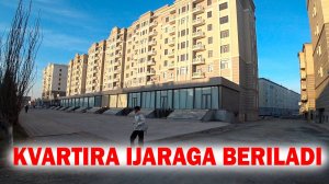Урганч шахрида 3-хонали квартира ижарага берилади