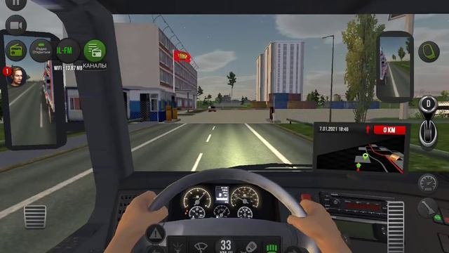 Truck Simulator перевозка грузов