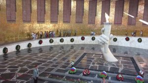 Смена почетного караула на Мамаевом Кургане. Волгоград. Сталинград. Царицын.