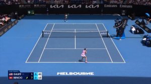 Coco Gauff v Belinda Bencic Highlights | Australian Open 2025 Fourth Round