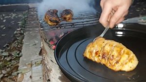 Утиные грудки на мангале.