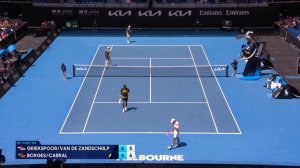 Griekspoor/van de Zandschulp v Borges/Cabral Highlights | Australian Open 2025 Third Round