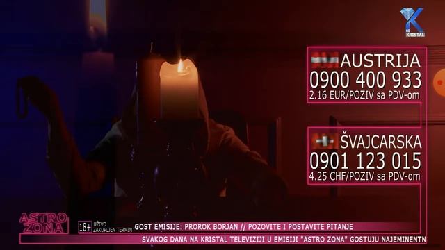 ASTRO ZONA UVODNA ŠPICA GOST EMISIJE PROROK BORIJAN KRISTAL TV смотреть онлайн